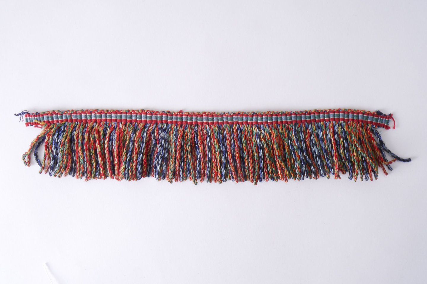 Frange als onderdeel voor het vervaardigen van passement