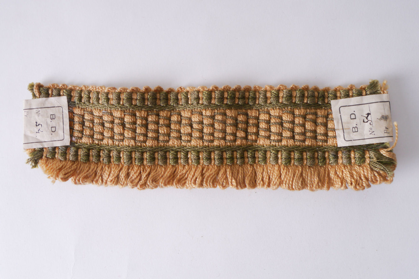 Effilé als onderdeel voor het vervaardigen van passement