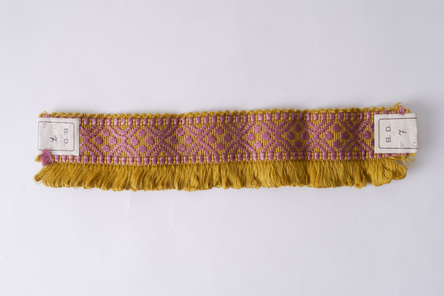 Effilé als onderdeel voor het vervaardigen van passement