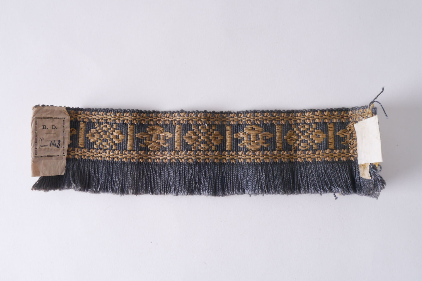 Effilé als onderdeel voor het vervaardigen van passement