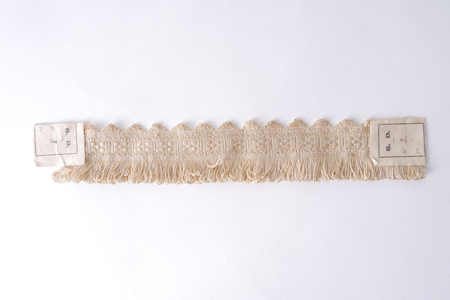 Effilé als onderdeel voor het vervaardigen van passement