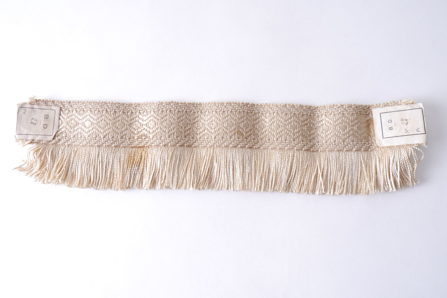 Effilé als onderdeel voor het vervaardigen van passement