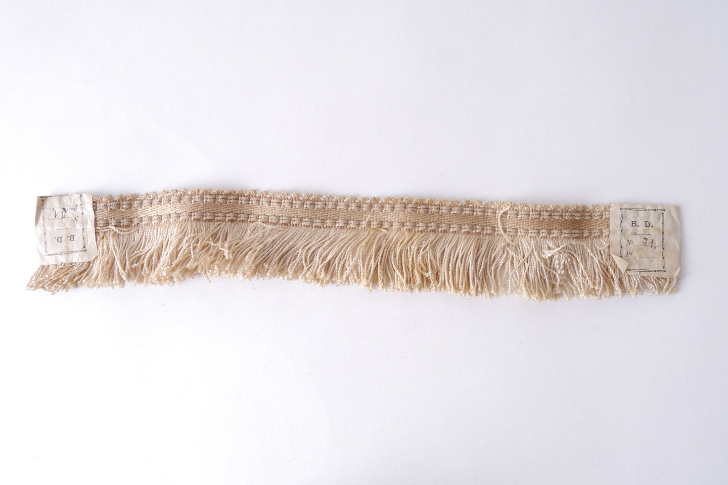 Effilé als onderdeel voor het vervaardigen van passement