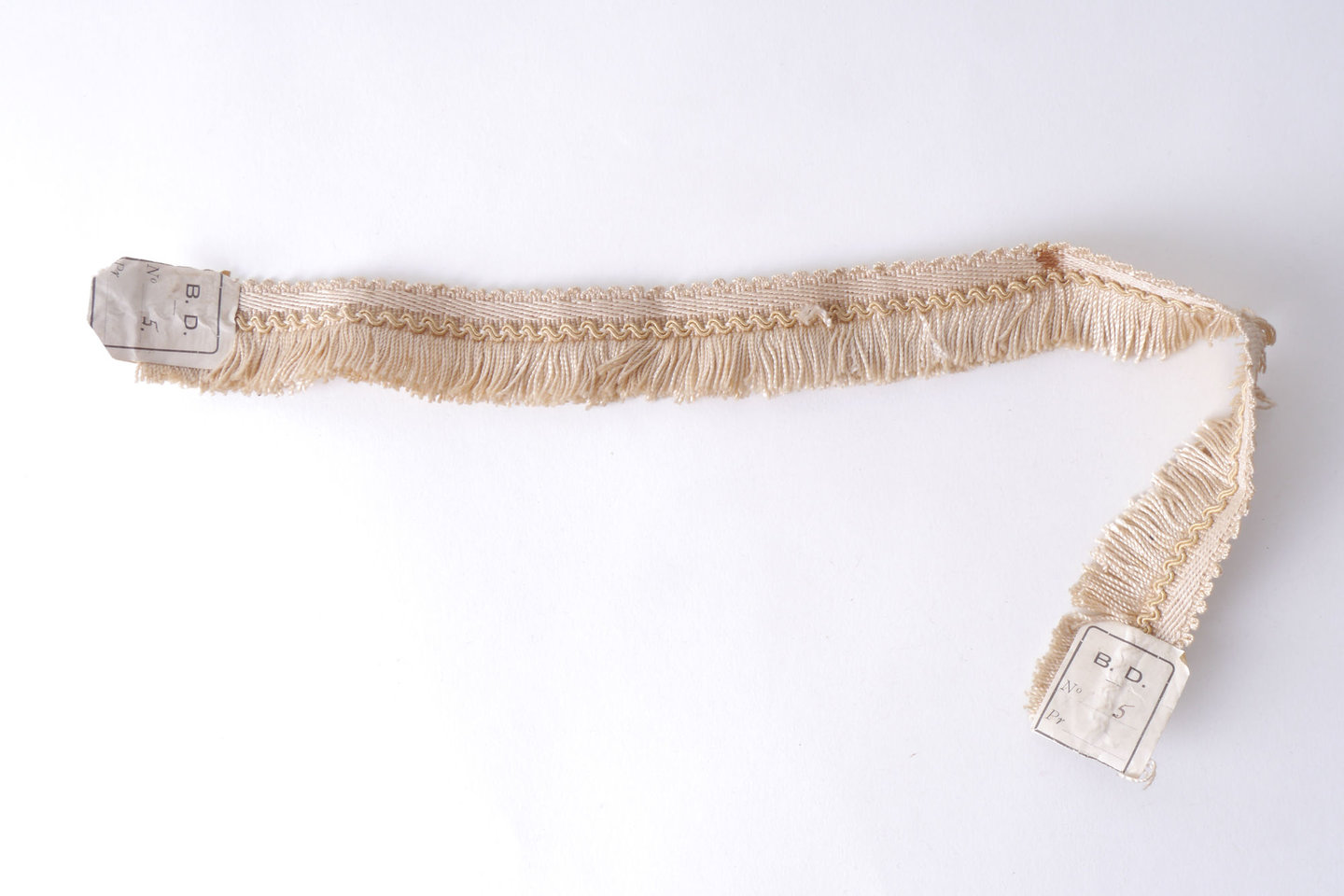 Effilé als onderdeel voor het vervaardigen van passement