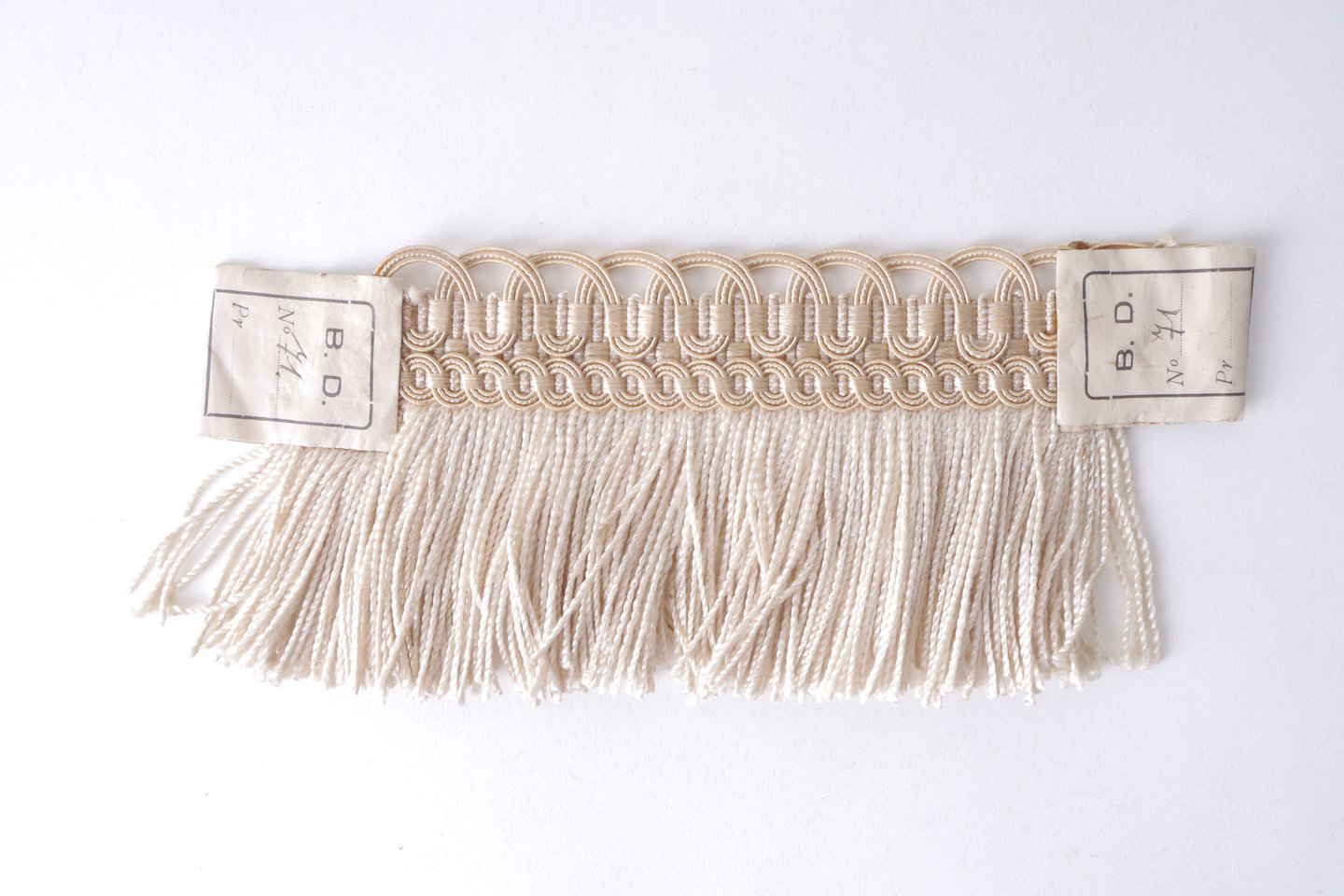 Effilé als onderdeel voor het vervaardigen van passement