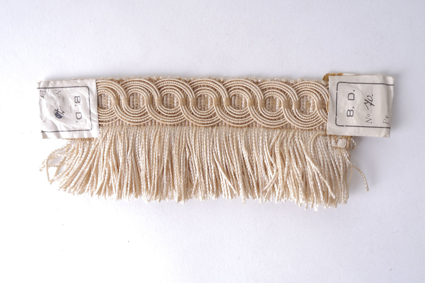 Effilé als onderdeel voor het vervaardigen van passement