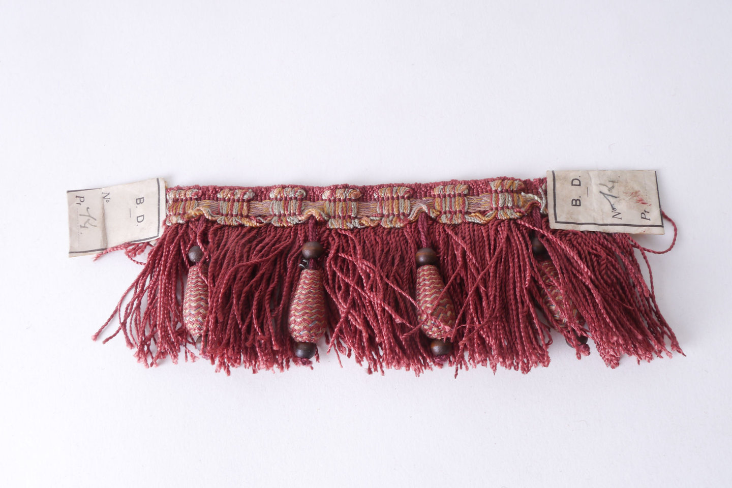 Effilé als onderdeel voor het vervaardigen van passement