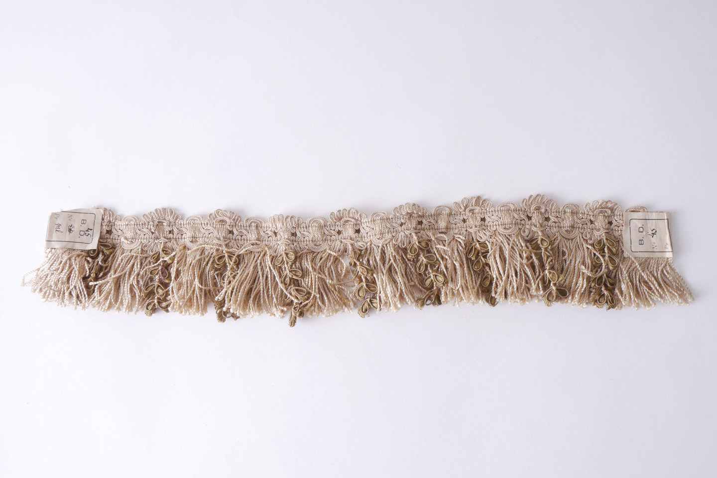 Effilé als onderdeel voor het vervaardigen van passement