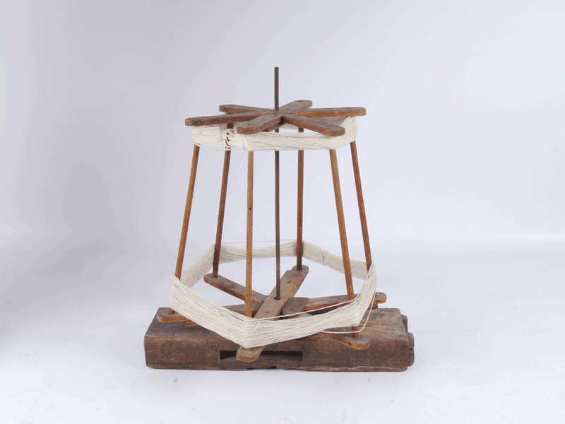 Vaste haspel of garenwinder