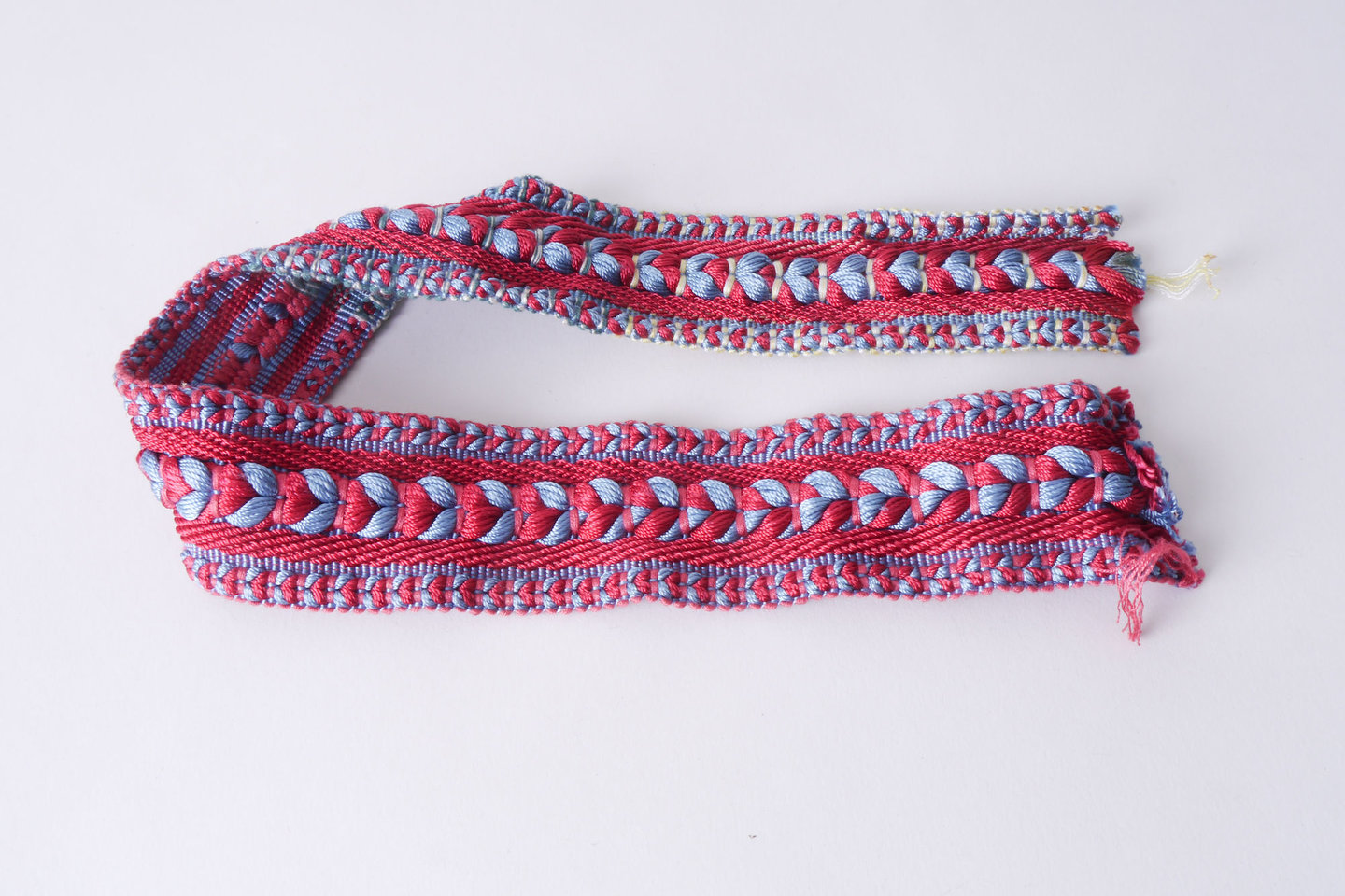 Galon of boord als onderdeel voor het vervaardigen van passement