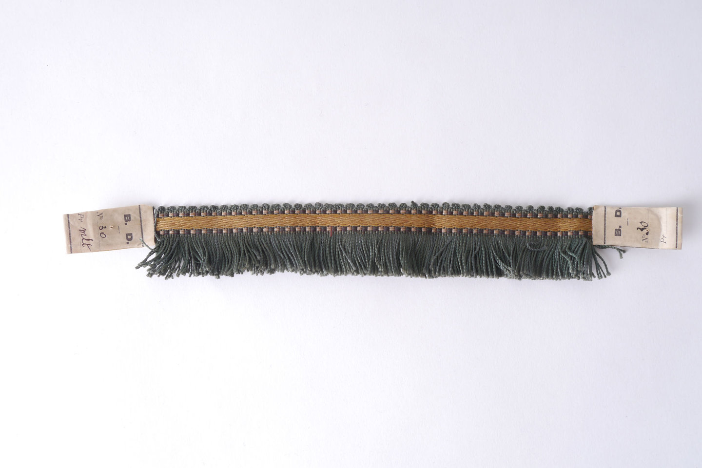 Effilé als onderdeel voor het vervaardigen van passement