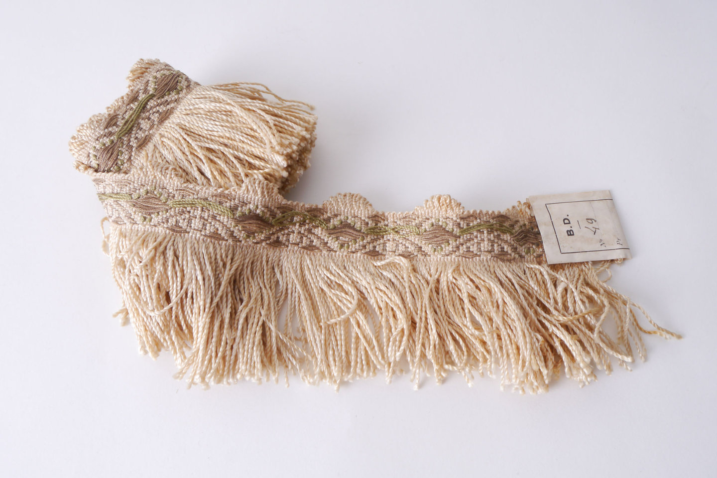 Effilé als onderdeel voor het vervaardigen van passement