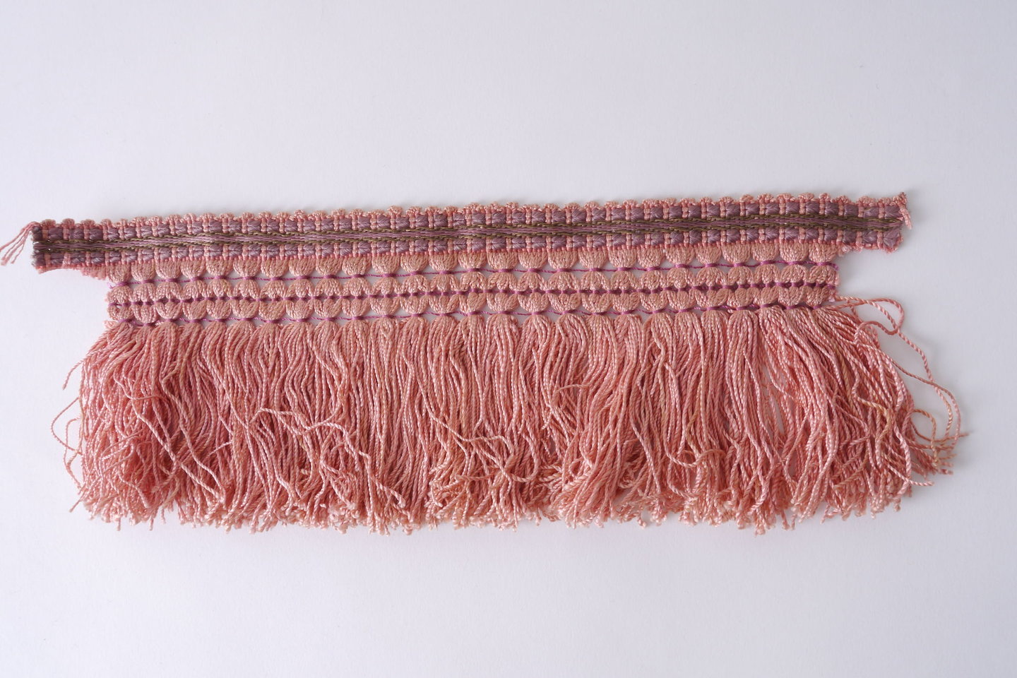 Frange als onderdeel voor het vervaardigen van passement