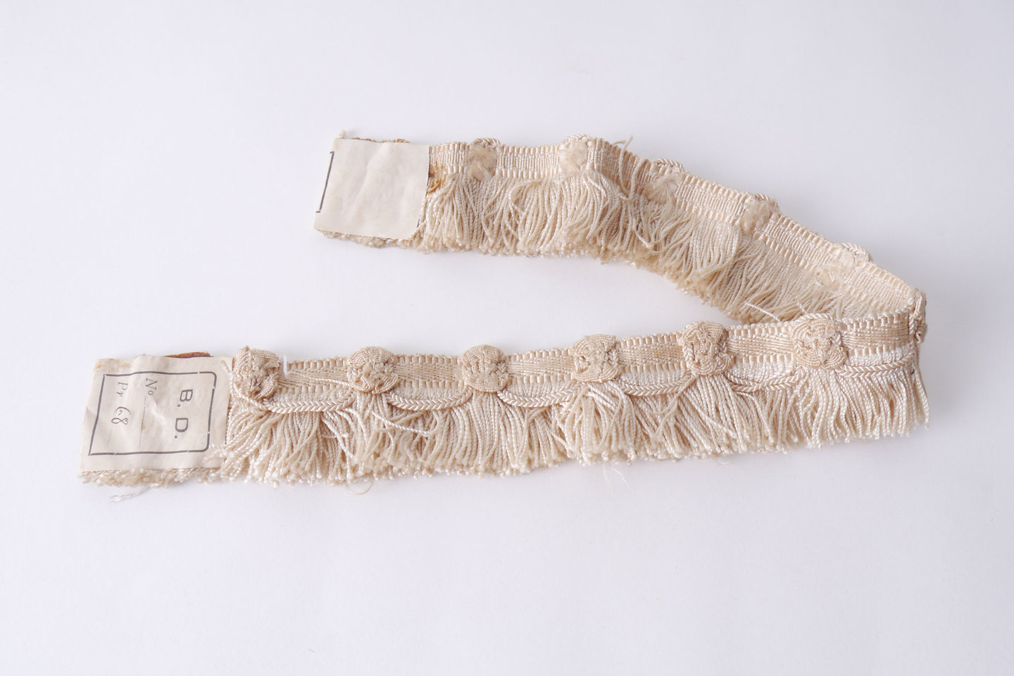 Effilé als onderdeel voor het vervaardigen van passement