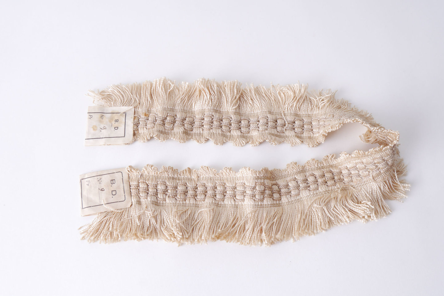 Effilé als onderdeel voor het vervaardigen van passement