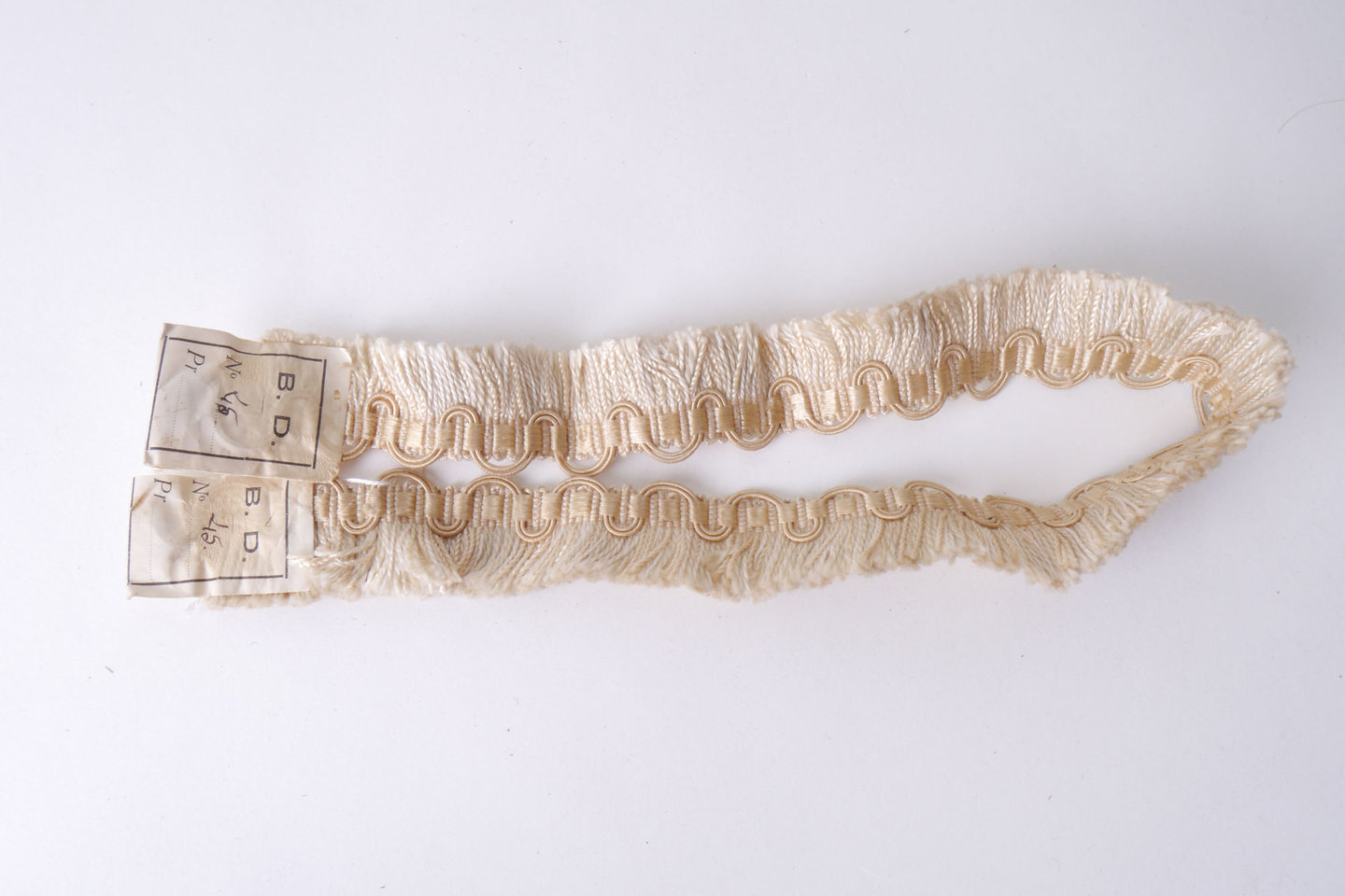 Effilé als onderdeel voor het vervaardigen van passement