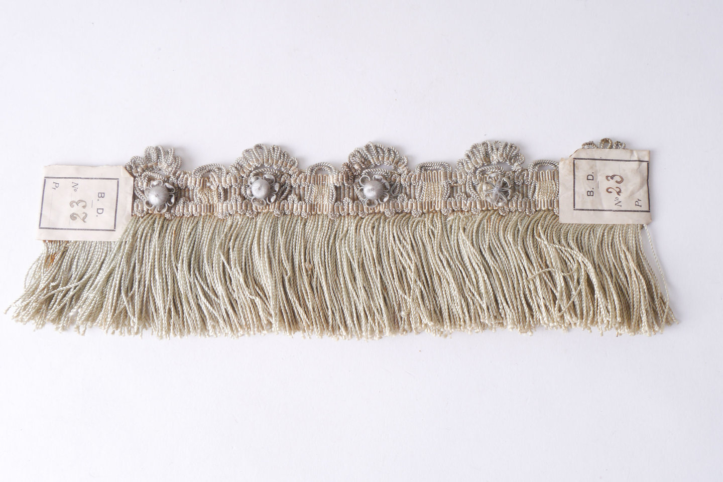 Effilé als onderdeel voor het vervaardigen van passement