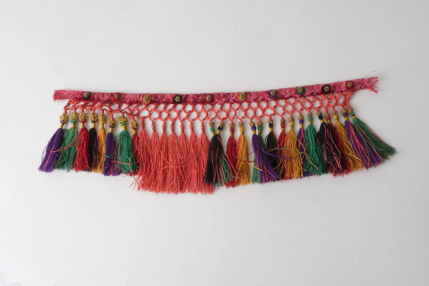 Frange als onderdeel voor het vervaardigen van passement