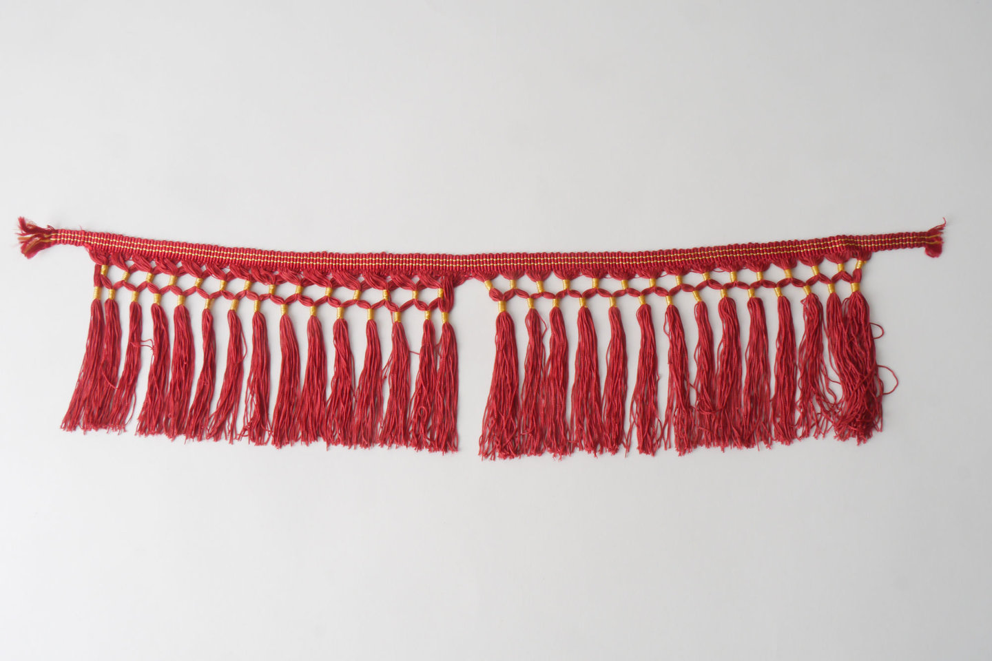 Frange als onderdeel voor het vervaardigen van passement