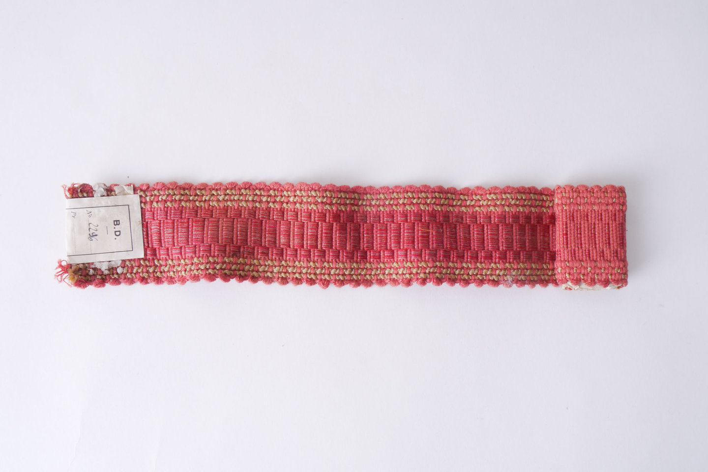 Galon of boord als onderdeel voor het vervaardigen van passement