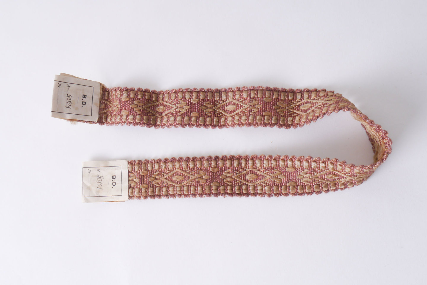 Galon of boord als onderdeel voor het vervaardigen van passement