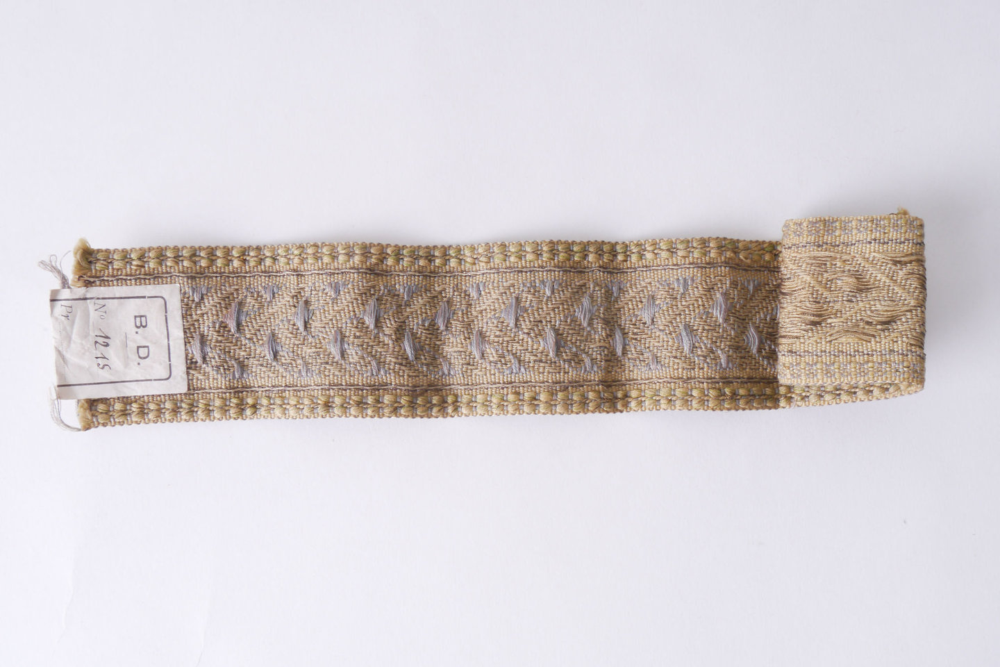 Galon of boord als onderdeel voor het vervaardigen van passement