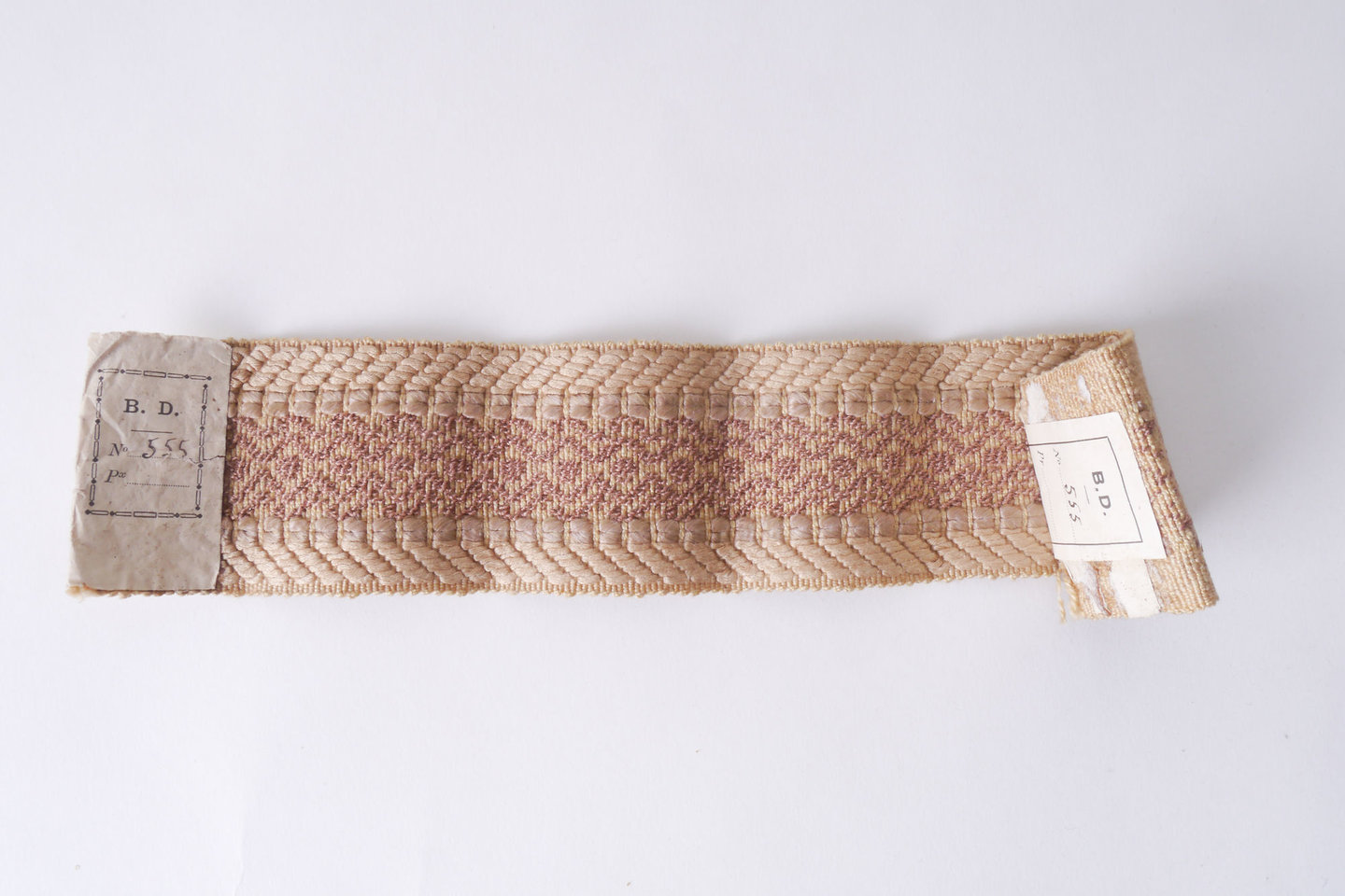 Galon of boord als onderdeel voor het vervaardigen van passement