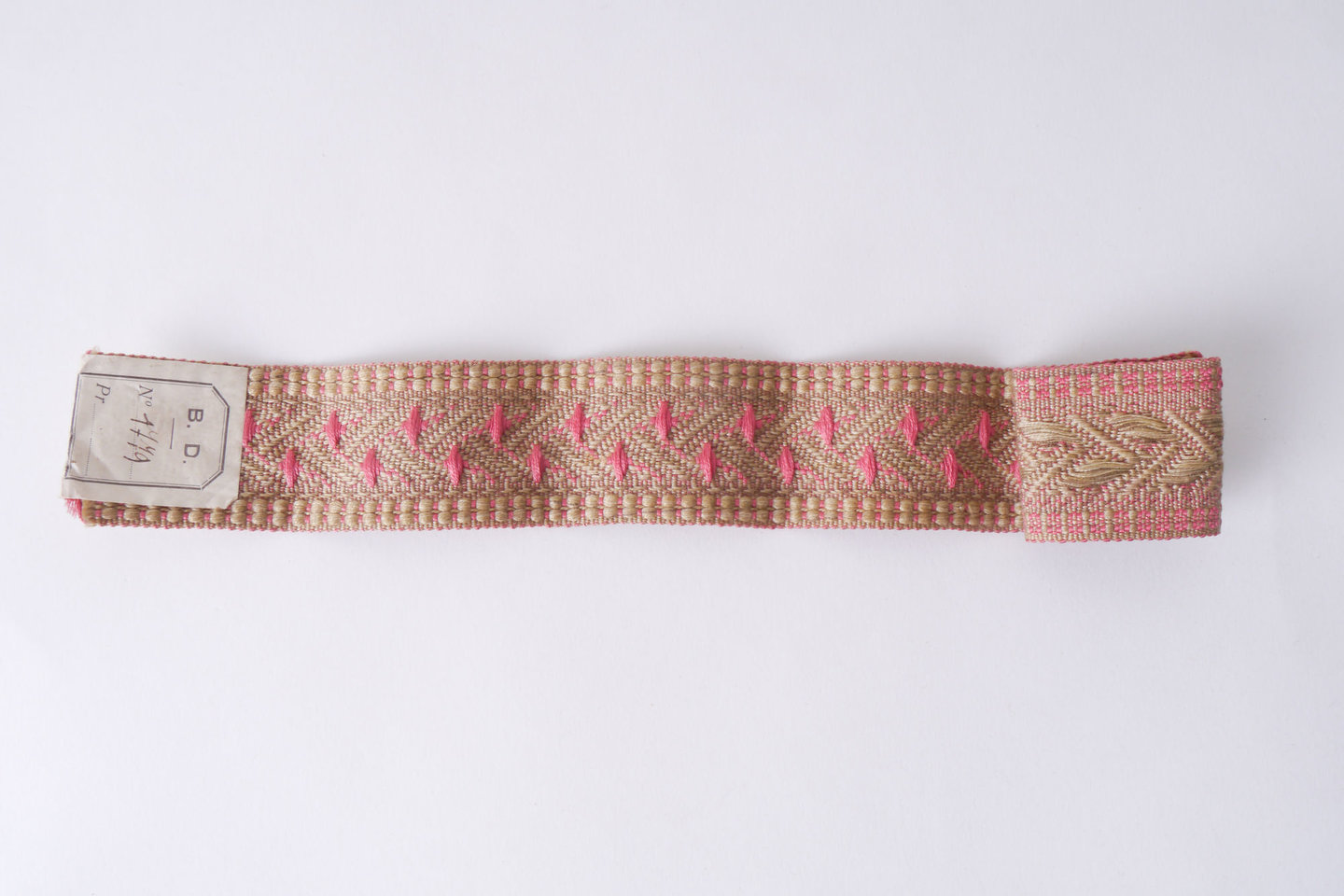 Galon of boord als onderdeel voor het vervaardigen van passement