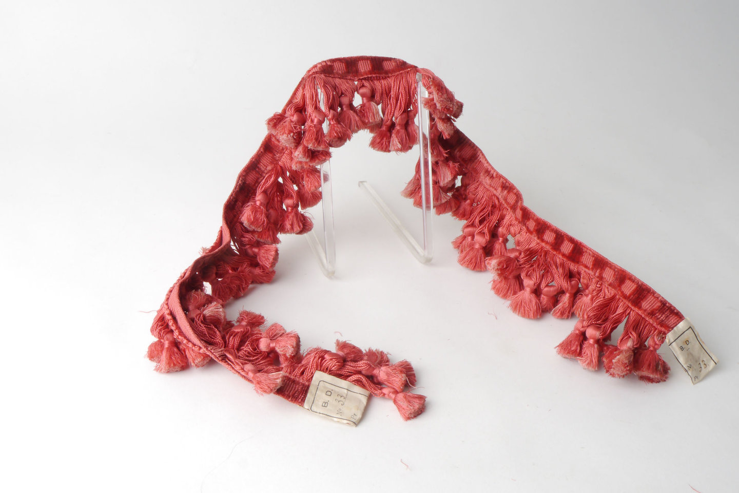 Frange als onderdeel voor het vervaardigen van passement