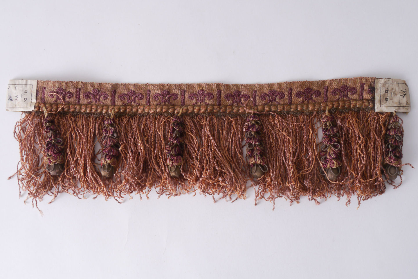 Effilé als onderdeel voor het vervaardigen van passement