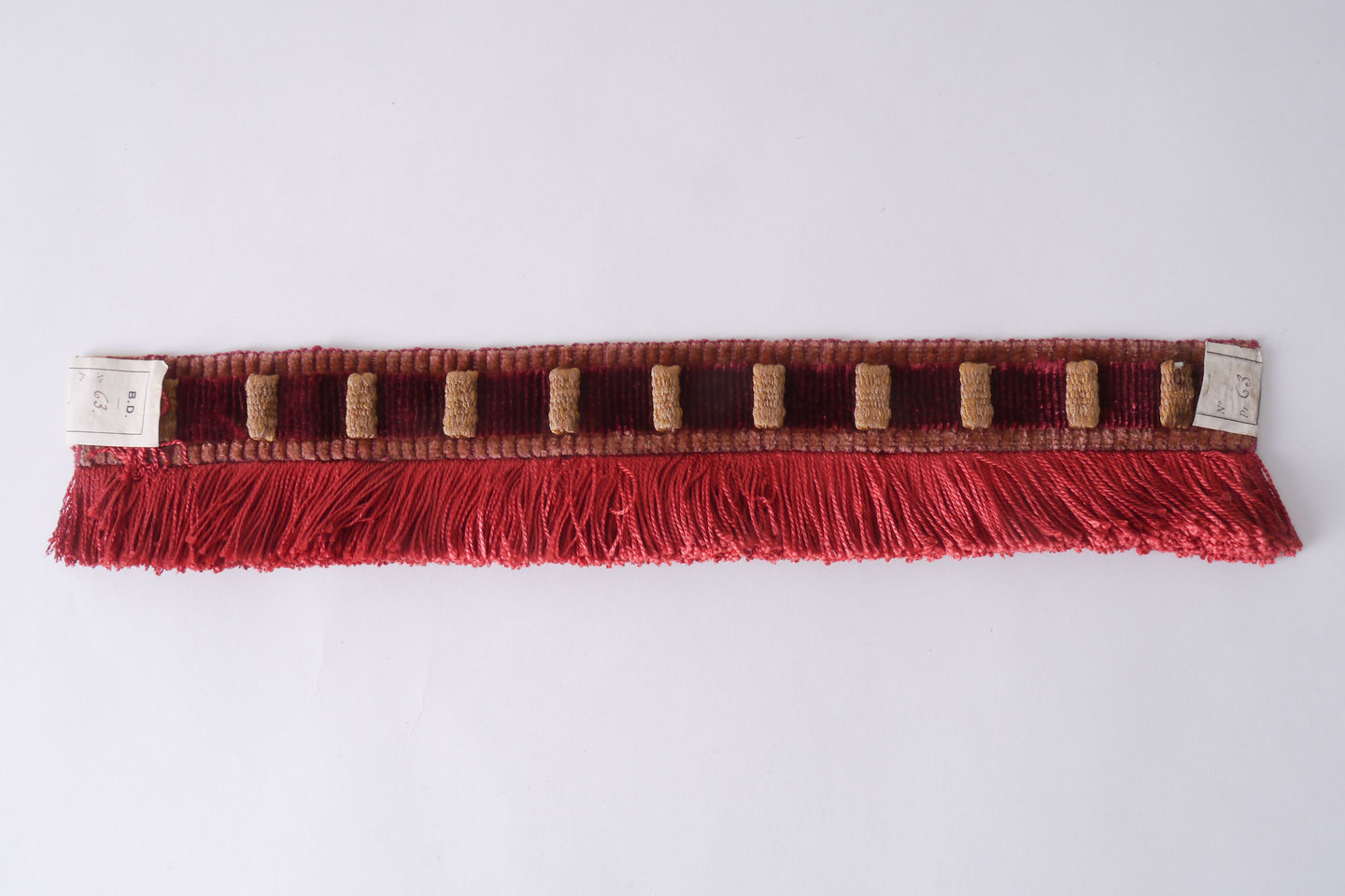 Effilé als onderdeel voor het vervaardigen van passement