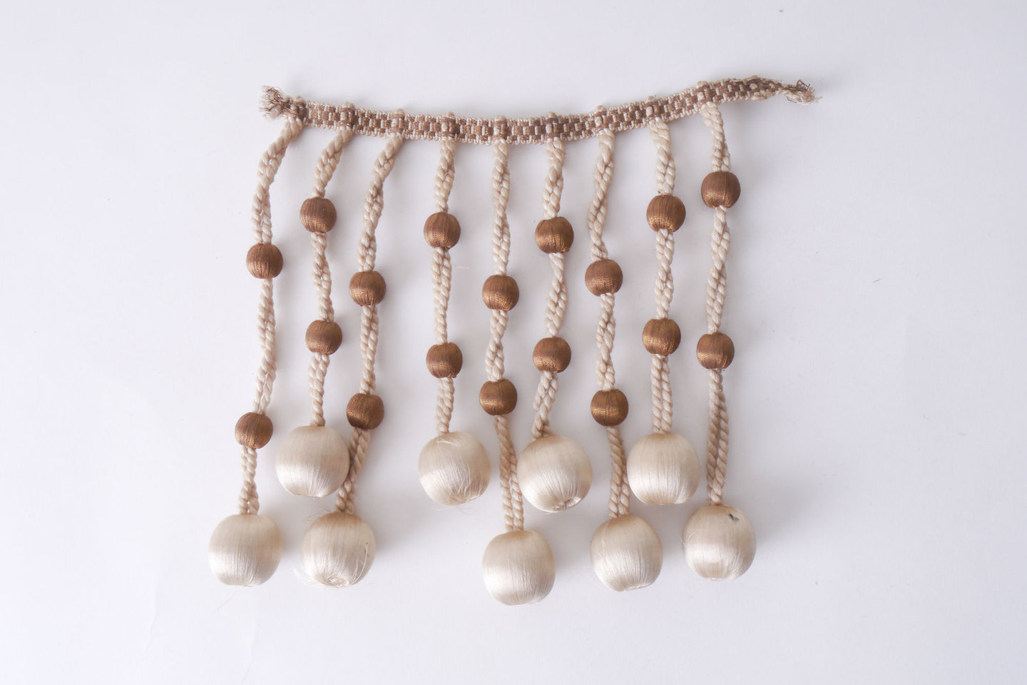 Frange als onderdeel voor het vervaardigen van passement