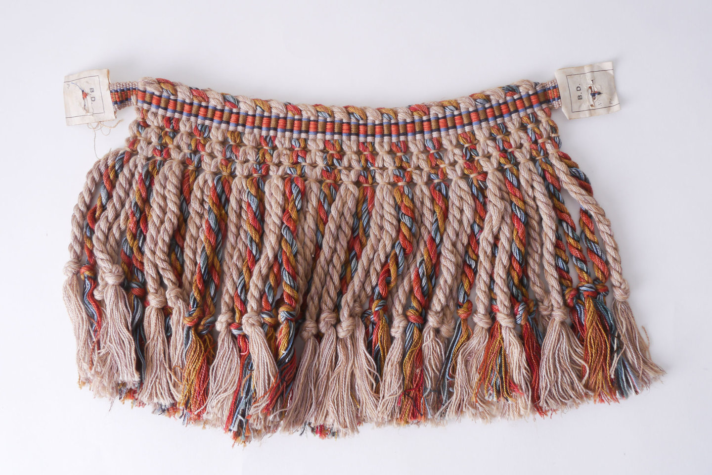 Frange als onderdeel voor het vervaardigen van passement