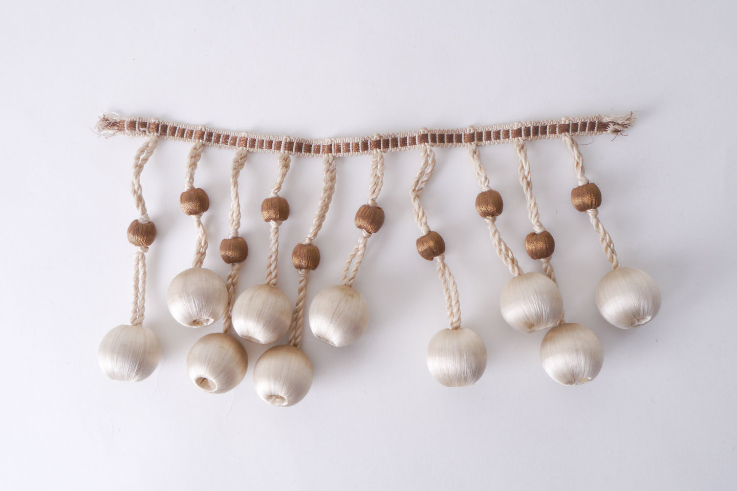 Frange als onderdeel voor het vervaardigen van passement