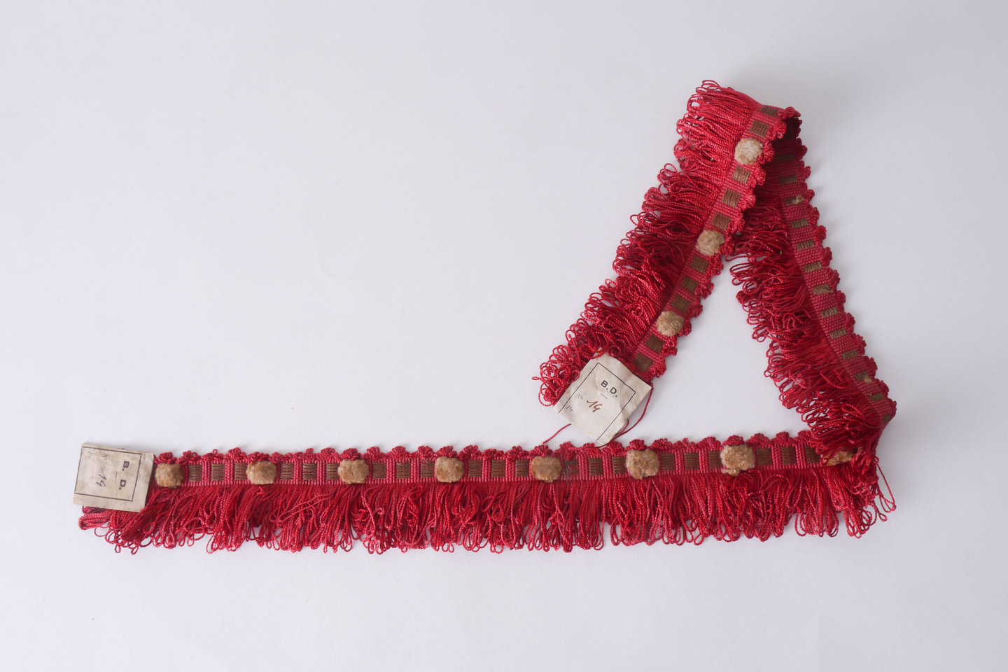 Effilé als onderdeel voor het vervaardigen van passement