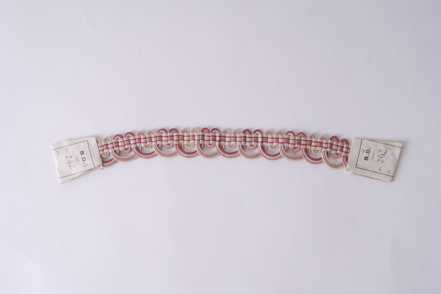 Crête als ornament voor het vervaardigen van passement