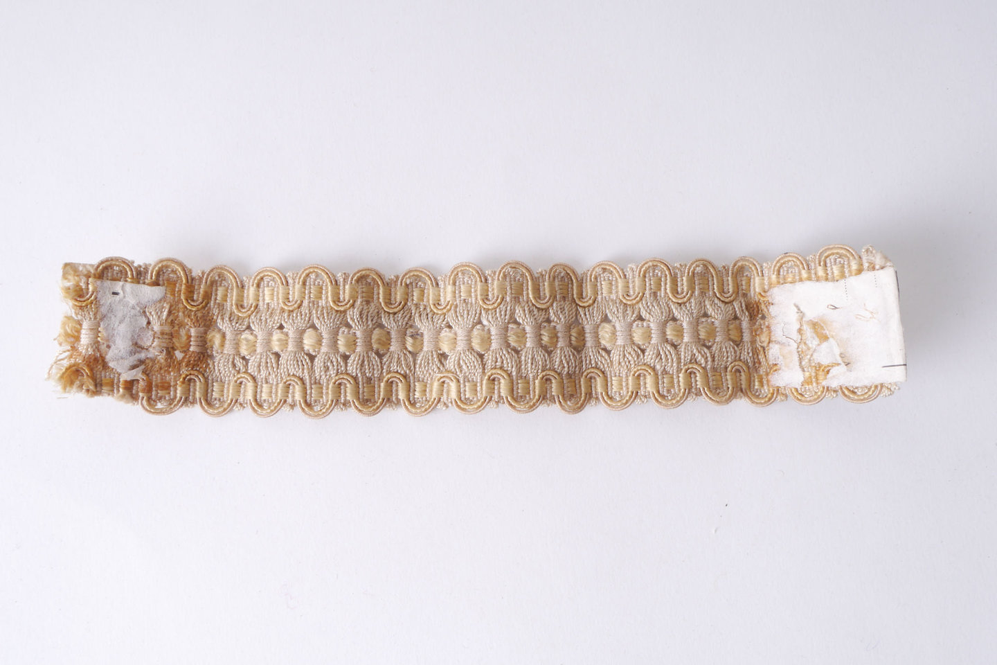 Galon of boord als onderdeel voor het vervaardigen van passement