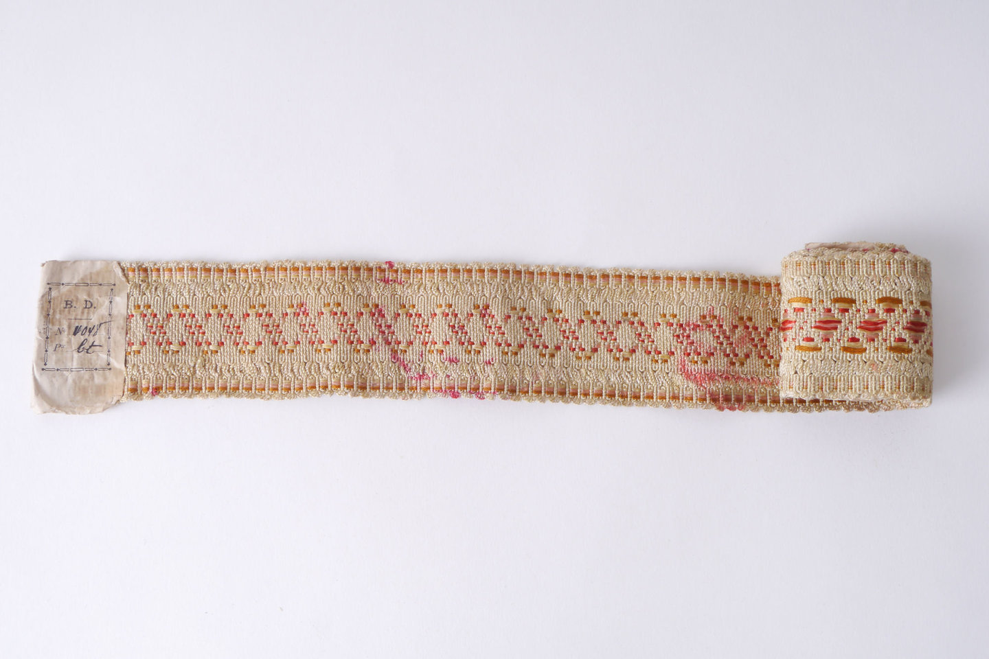 Galon of boord als onderdeel voor het vervaardigen van passement