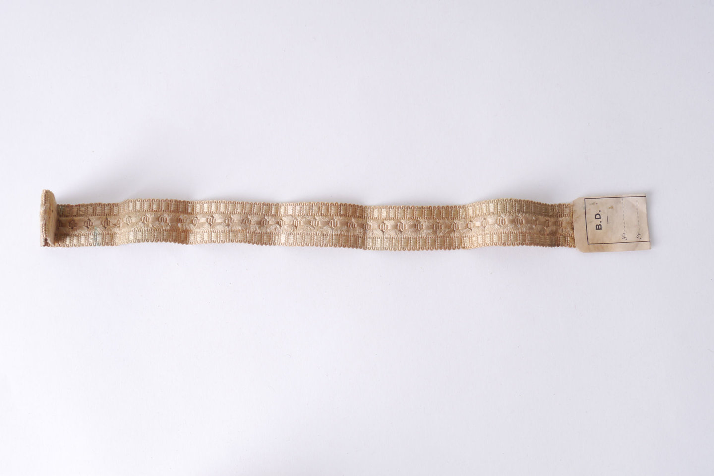 Galon of boord als onderdeel voor het vervaardigen van passement