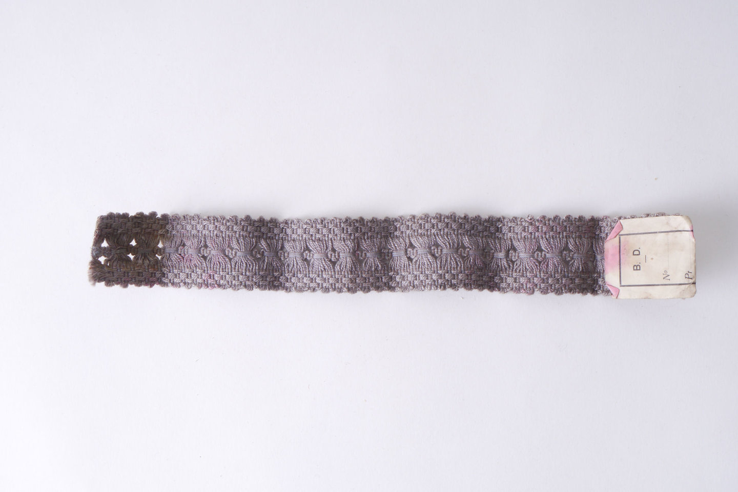 Galon of boord als onderdeel voor het vervaardigen van passement