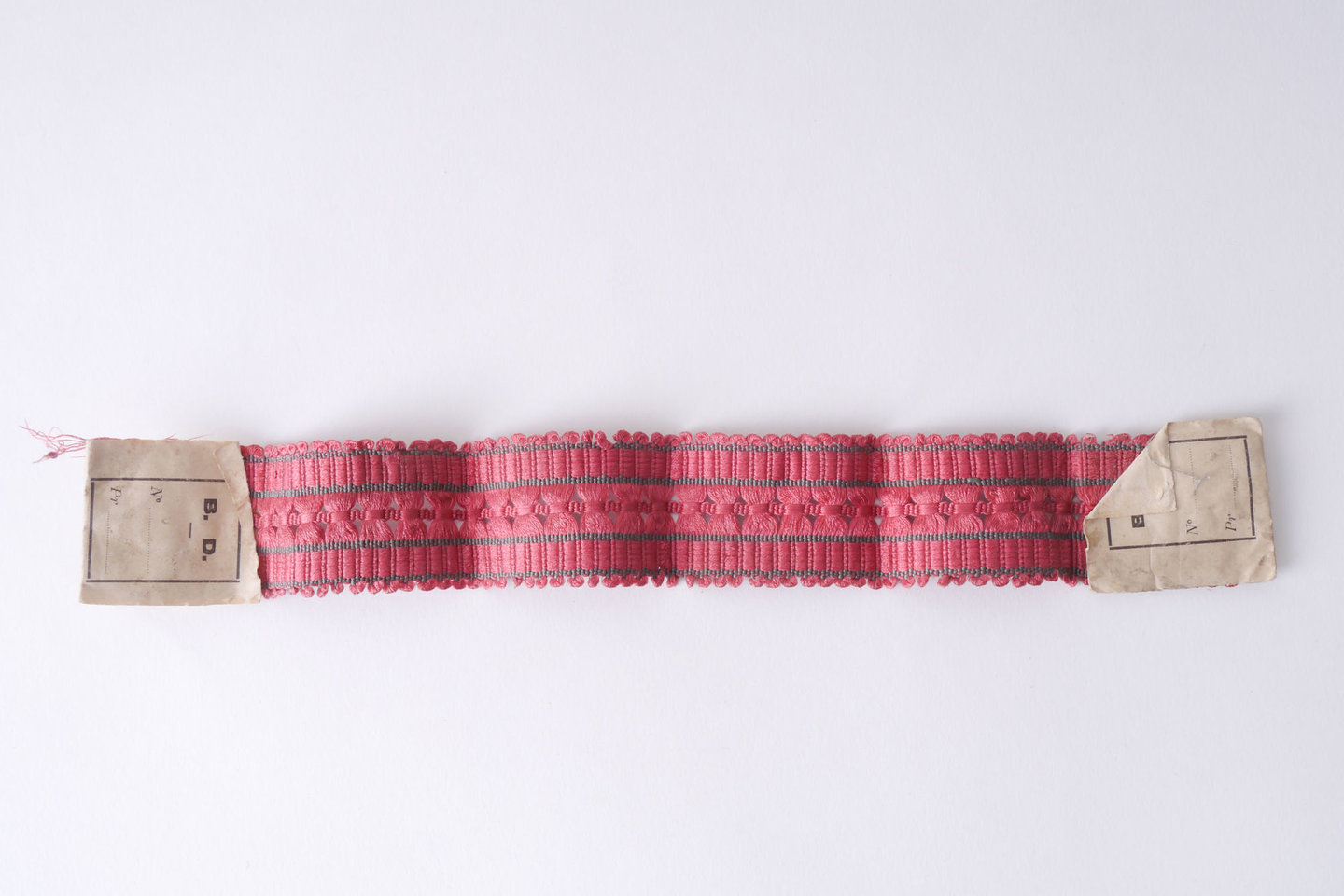 Galon of boord als onderdeel voor het vervaardigen van passement