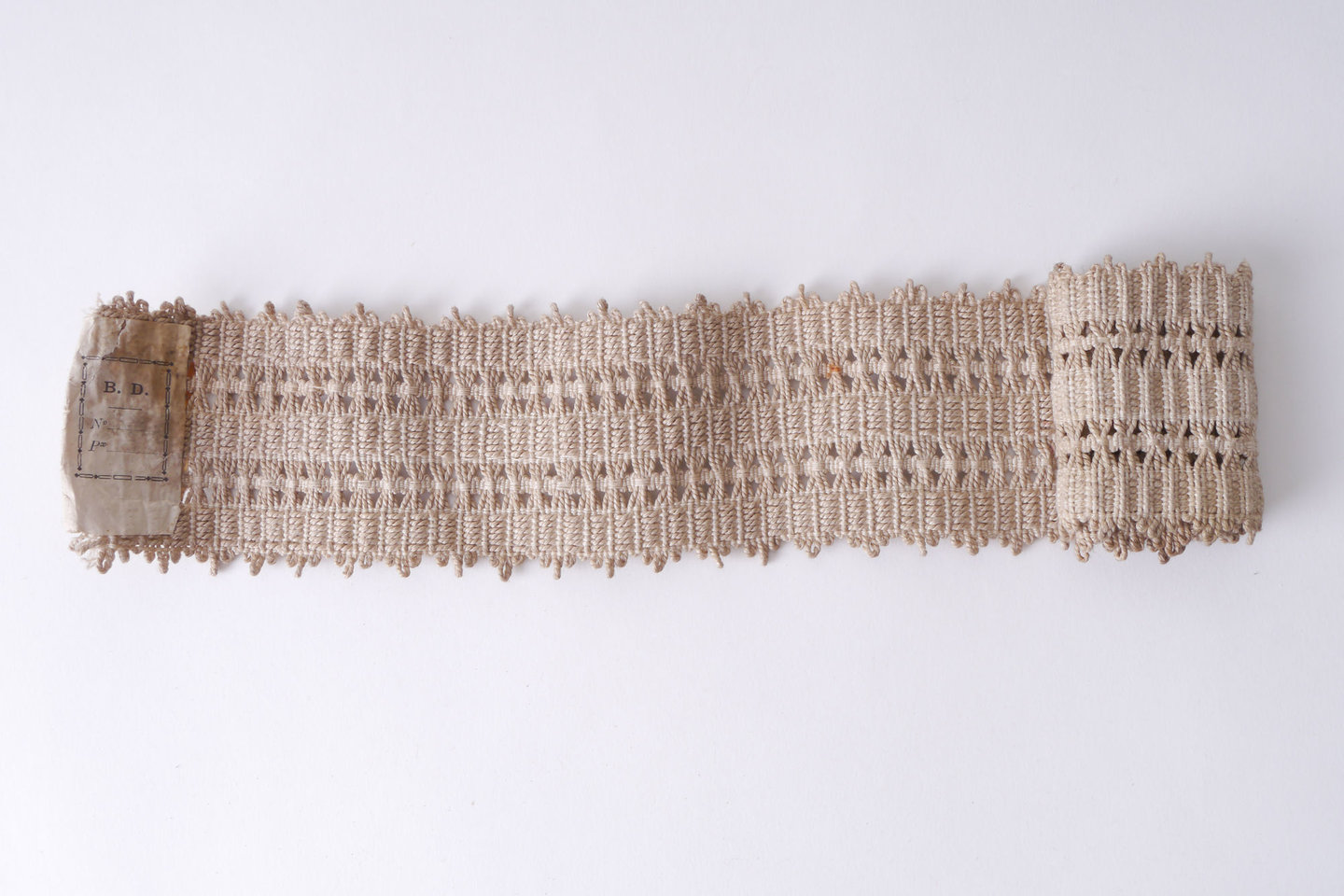 Galon of boord als onderdeel voor het vervaardigen van passement