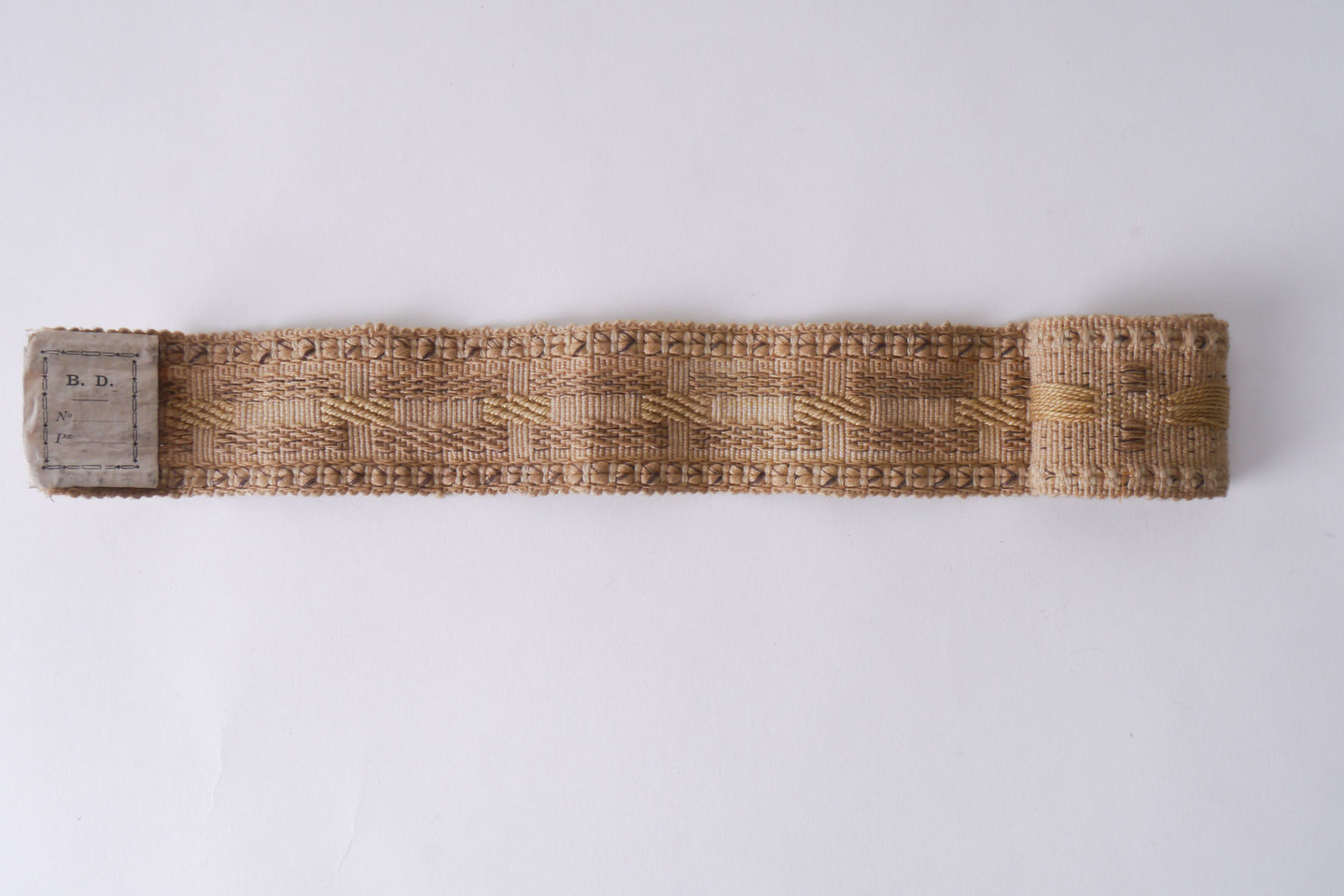 Galon of boord als onderdeel voor het vervaardigen van passement