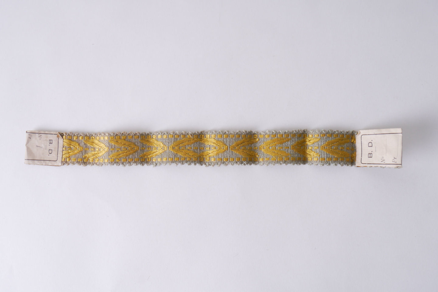 Galon of boord als onderdeel voor het vervaardigen van passement