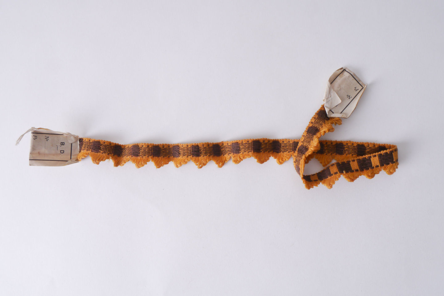 Galon of boord als onderdeel voor het vervaardigen van passement