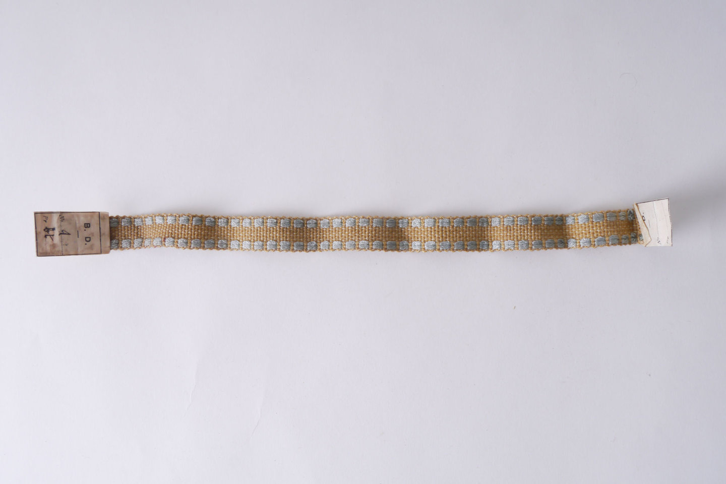 Galon of boord als onderdeel voor het vervaardigen van passement