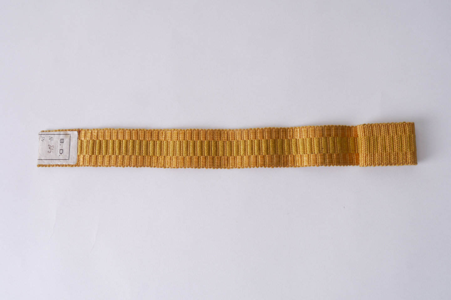 Galon of boord als onderdeel voor het vervaardigen van passement