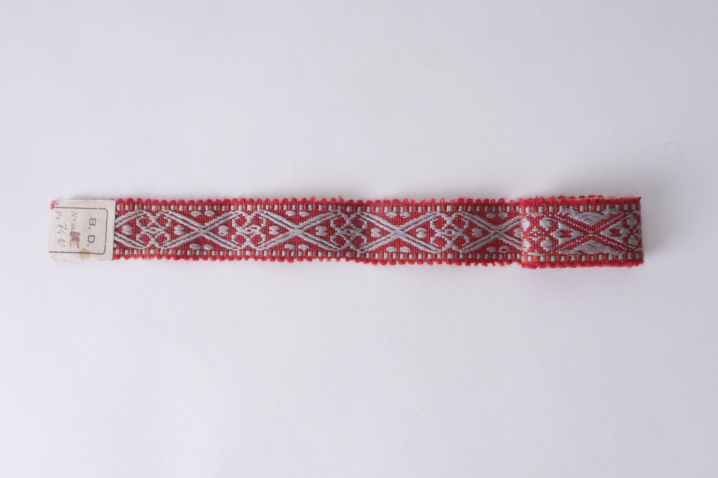 Galon of boord als onderdeel voor het vervaardigen van passement