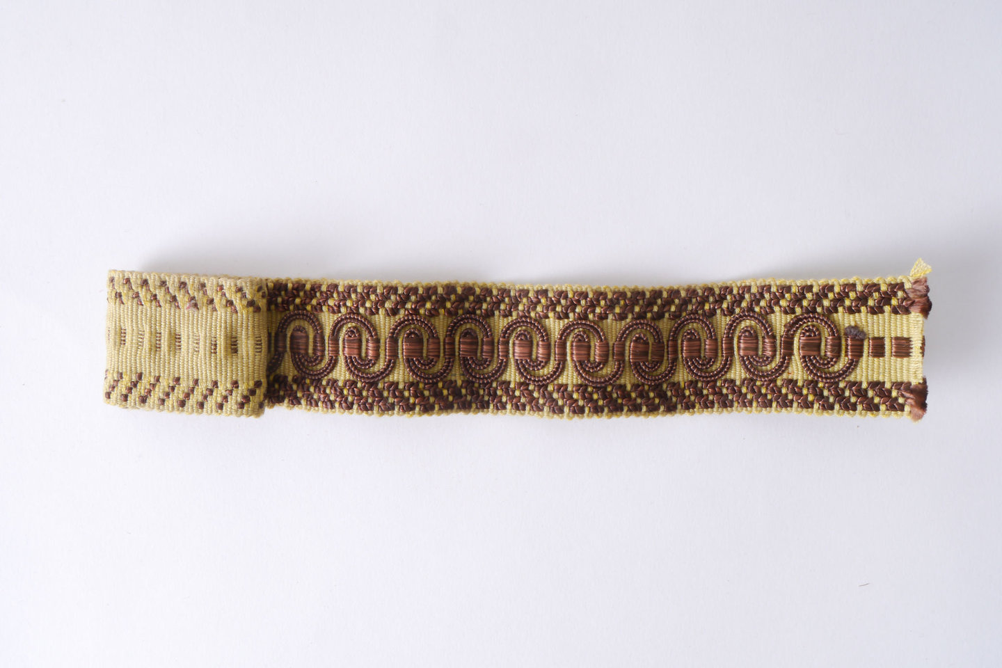 Galon of boord als onderdeel voor het vervaardigen van passement