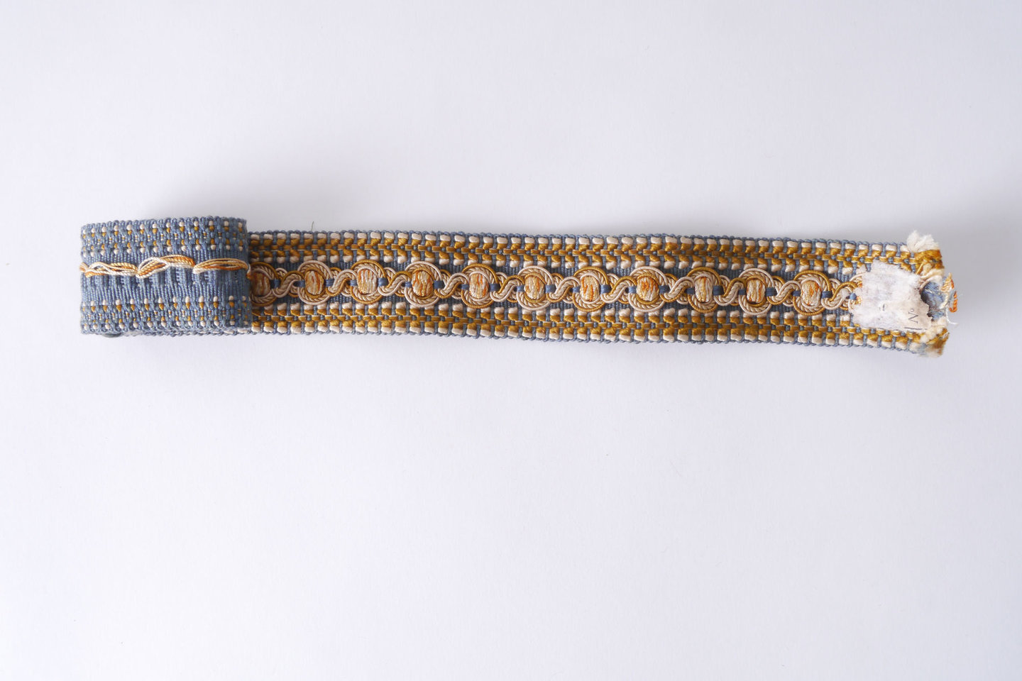 Galon of boord als onderdeel voor het vervaardigen van passement